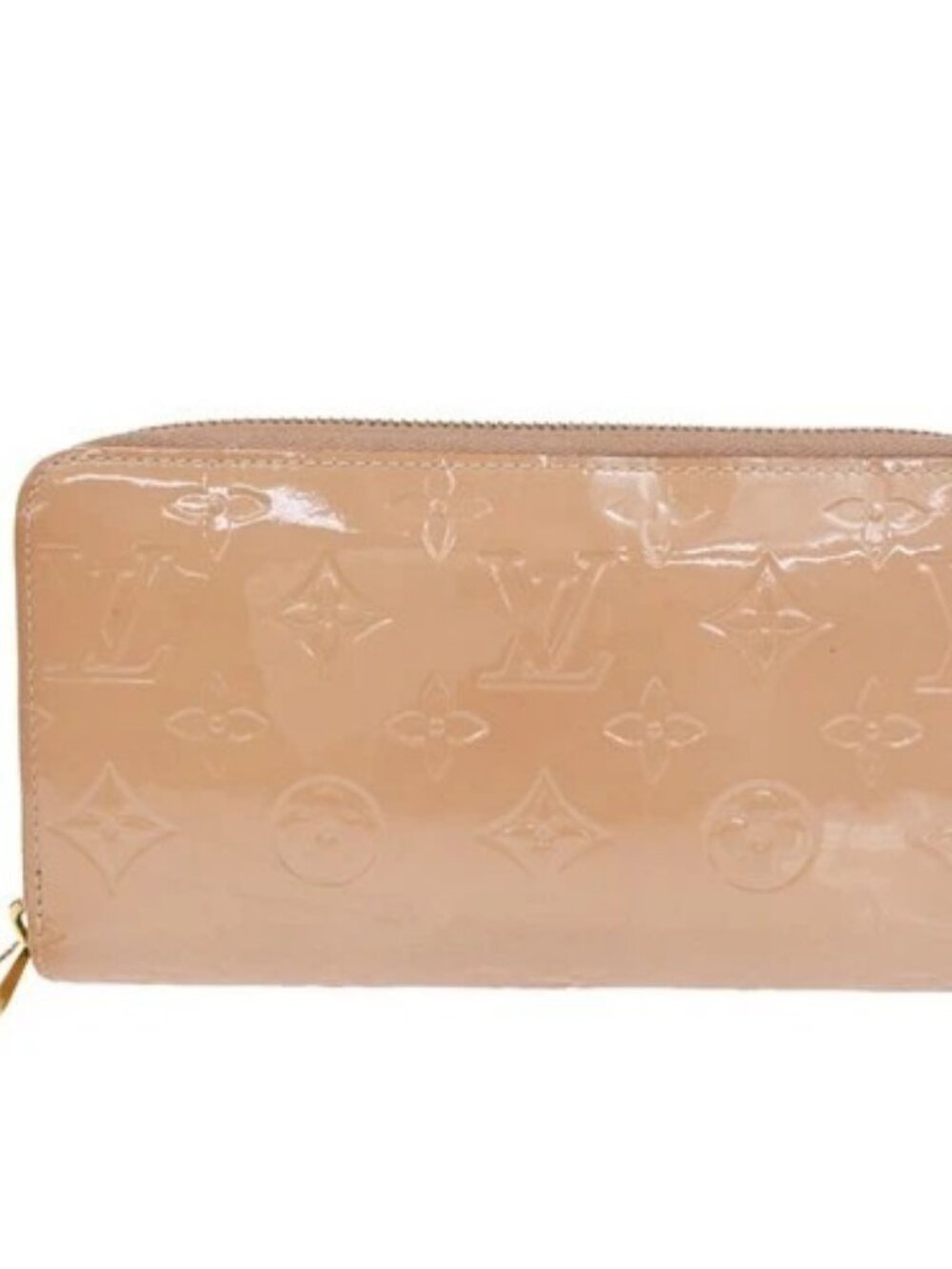LOUIS VUITTON Zippy Wallet Monogram Vernis Patent Leather M91761 04KD245